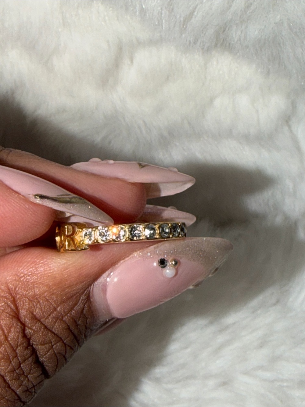 Dior Gold Metal Revolution Ring- SIZE SMALL - Picture 4 of 8